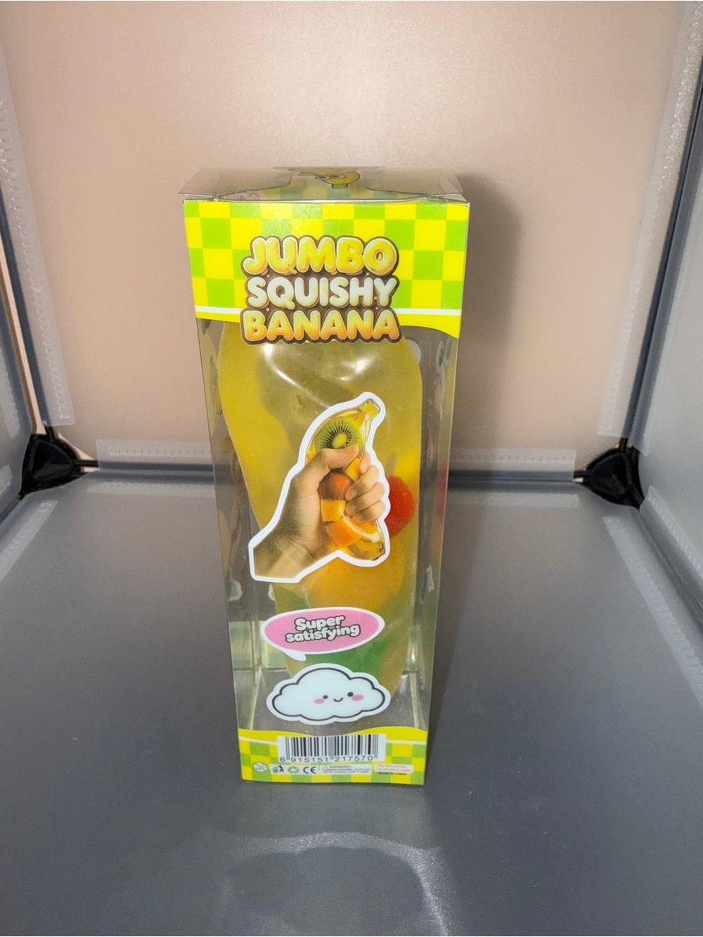 Jumbo Banana Vaseline Texture Squishy Toy 🍌